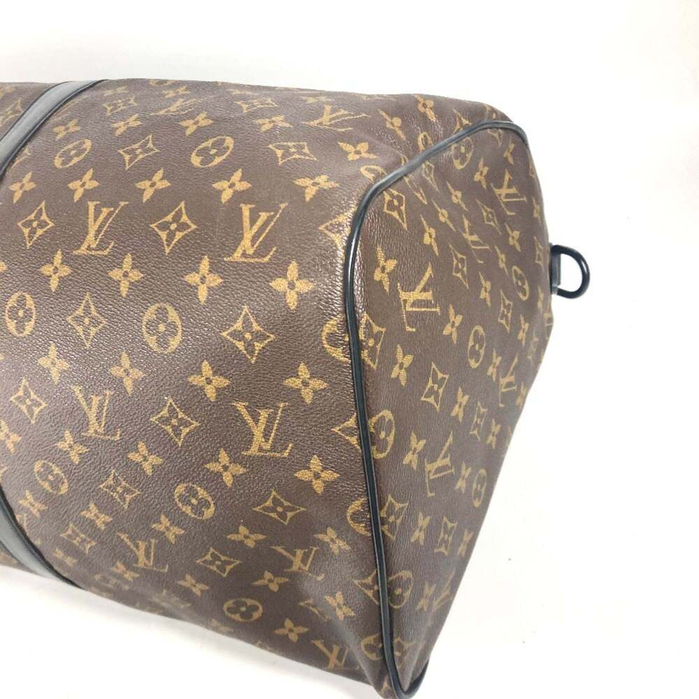LOUIS VUITTON Black Monogram Canvas Boston Bag - Picture 12 of 16